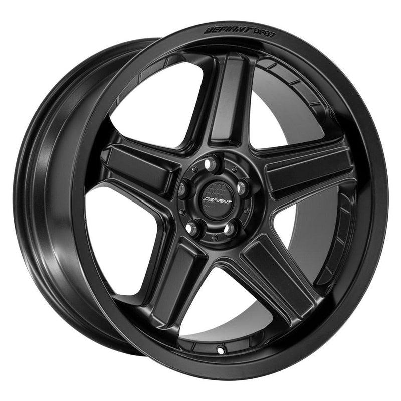 Wheel DEFIANT DF07 20x9.5 5x115mm +15et in Satin Black