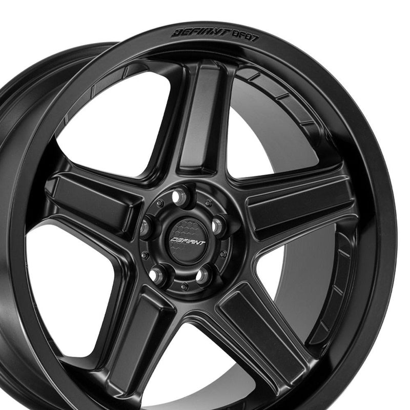 Wheel DEFIANT DF07 20x9.5 5x115mm +15et in Satin Black