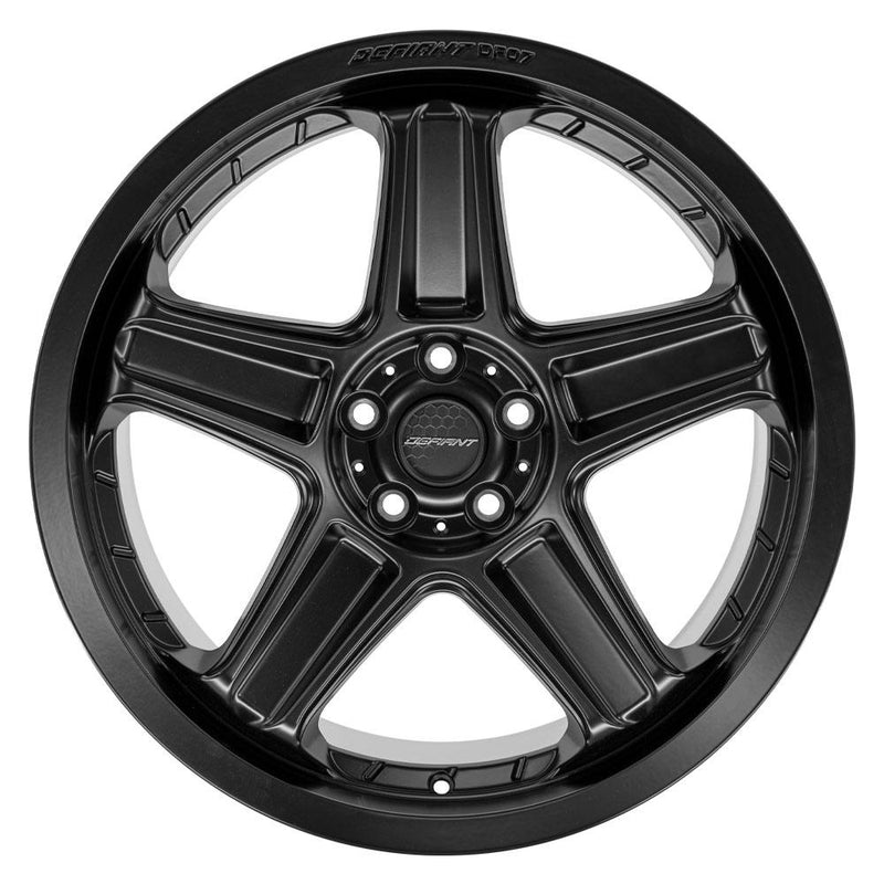Wheel DEFIANT DF07 20x10.5 5x115mm +26et in Satin Black