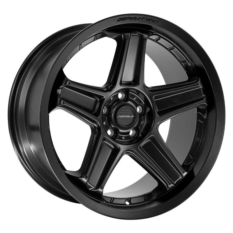 Wheel DEFIANT DF07 20x10.5 5x115mm +26et in Satin Black