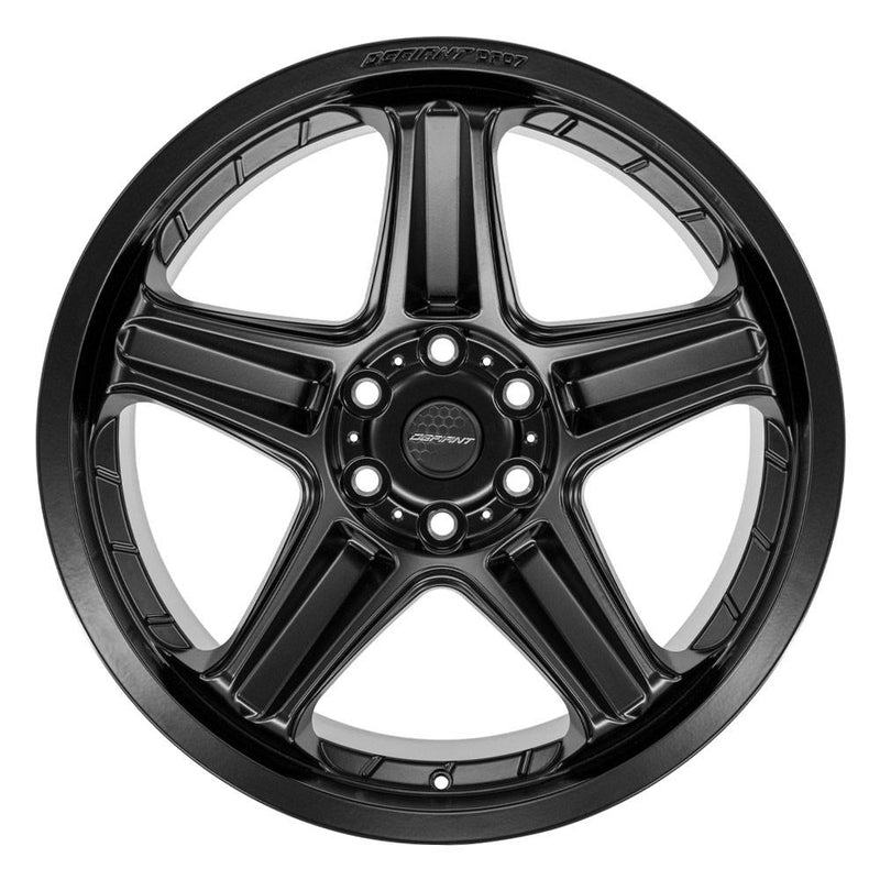 Wheel DEFIANT DF07 22x10 6x5.5in -12et in Satin Black