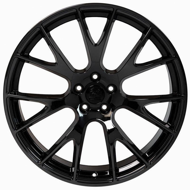 Wheel 20in Replica DG15 fits Dodge Hellcat 20x10 Gloss Black