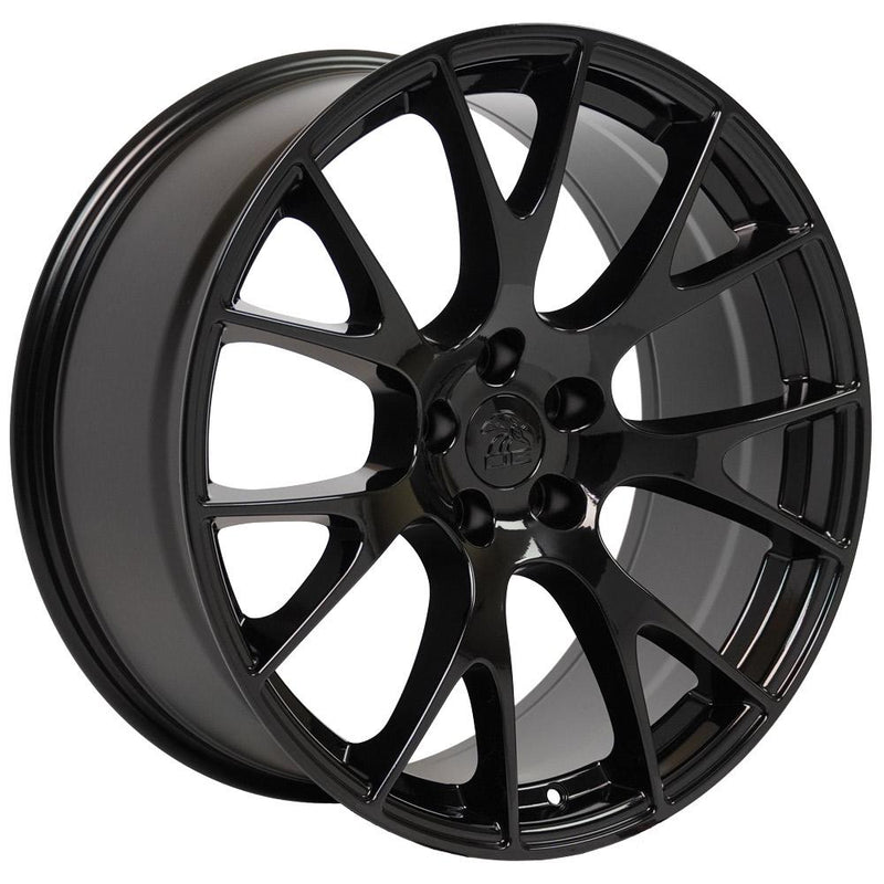 Wheel 20in Replica DG15 fits Dodge Hellcat 20x10 Gloss Black