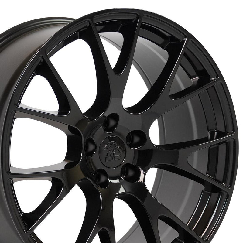 Wheel 20in Replica DG15 fits Dodge Hellcat 20x10 Gloss Black