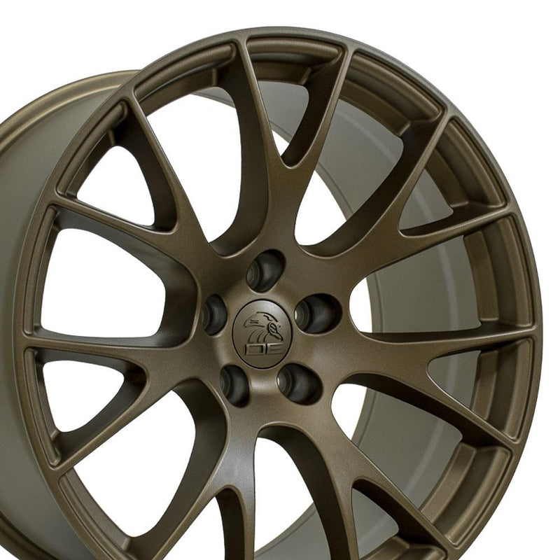 Wheel 20in Replica DG15 fits Dodge Hellcat 20x10 Bronze