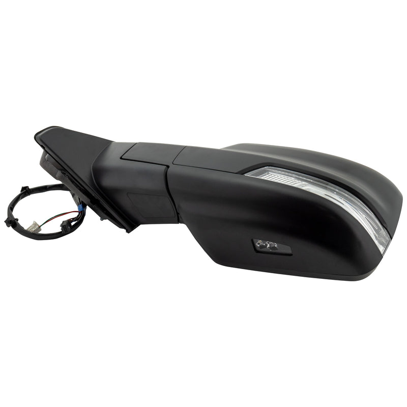Driver Side Mirror Power Folding, Heated, Textured, W/ Bsd, Puddle Light, Signal Light, And Temp Sensor, W/O Memory, Non-Towing | CH1320473
