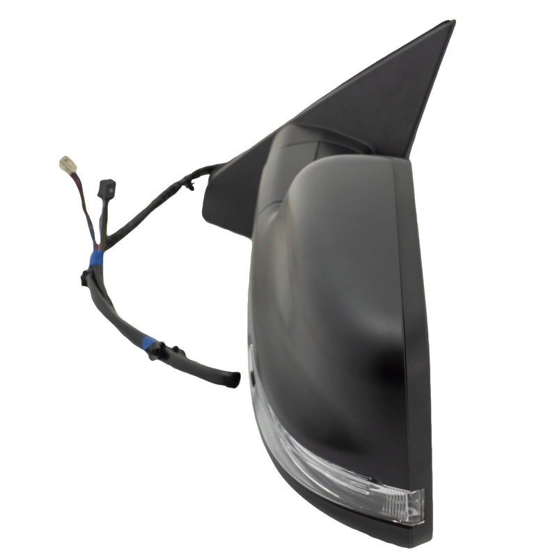 Driver Side Mirror, Power, Heated, Power Folding, Textured Black, with Memory, with Blind Spot Glass, with Temp Sensor | CH1320522
