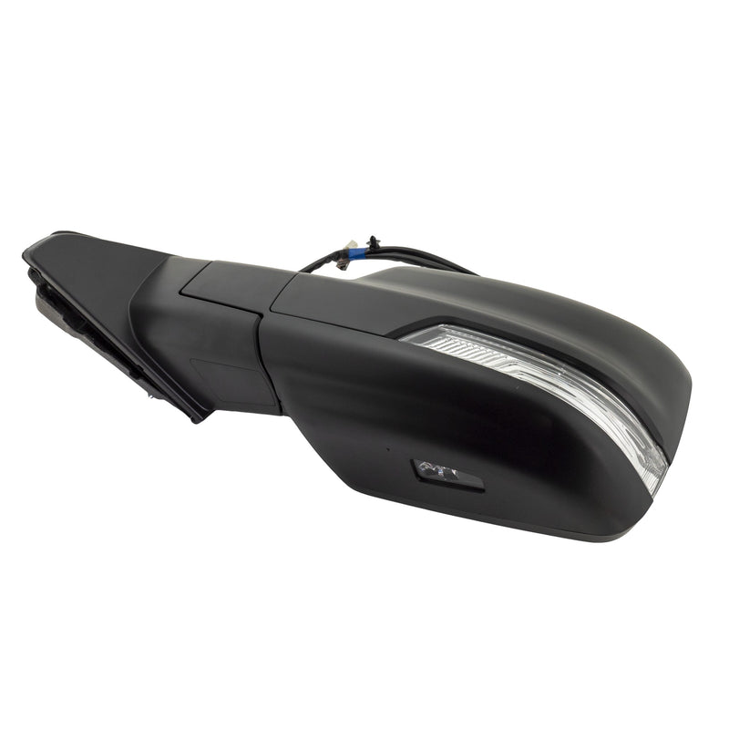 Driver Side Mirror, Power, Heated, Power Folding, Textured Black, with Memory, with Blind Spot Glass, with Temp Sensor | CH1320522