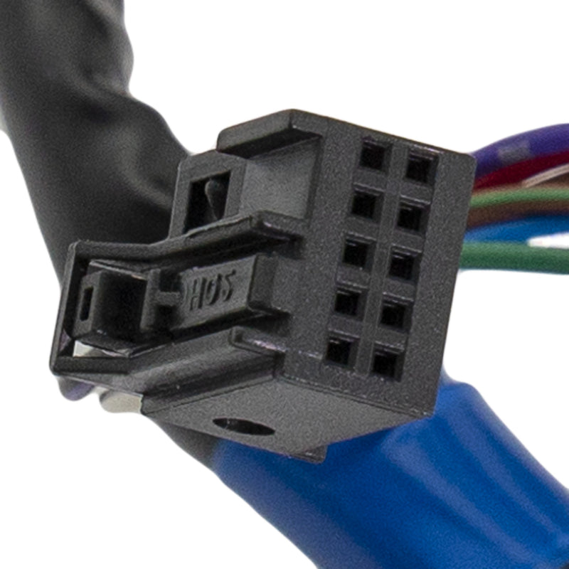 Driver Side Mirror, Power, Heated, Power Folding, Textured Black, with Memory, with Blind Spot Glass, with Temp Sensor | CH1320522