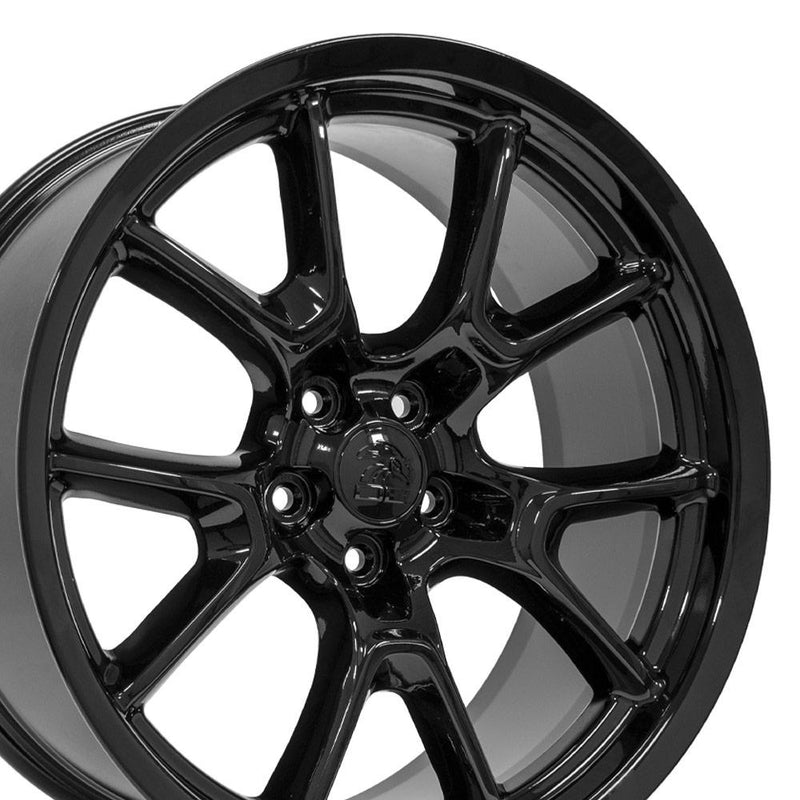 Wheel 20in Replica DG21 fits Dodge Challenger 20x9 Gloss Black