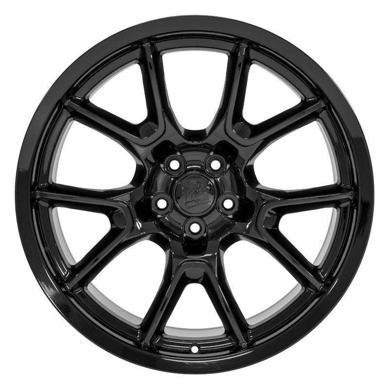 Wheel 20in Replica DG21 fits Dodge Challenger 20x10 Gloss Black