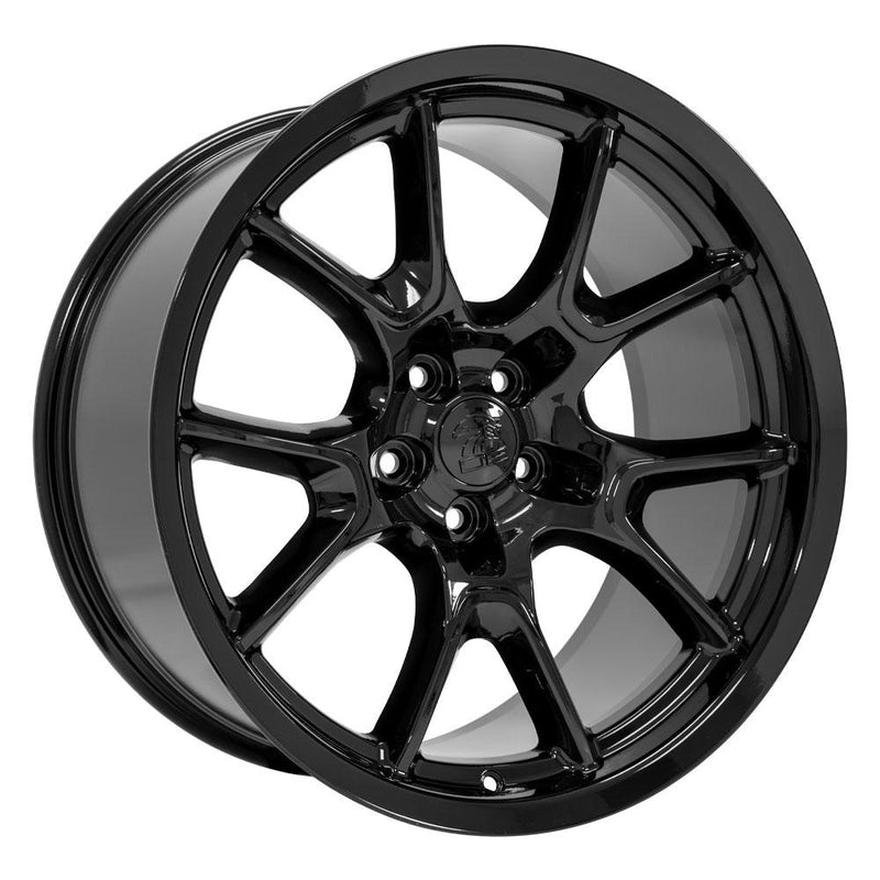 Wheel 20in Replica DG21 fits Dodge Challenger 20x10 Gloss Black