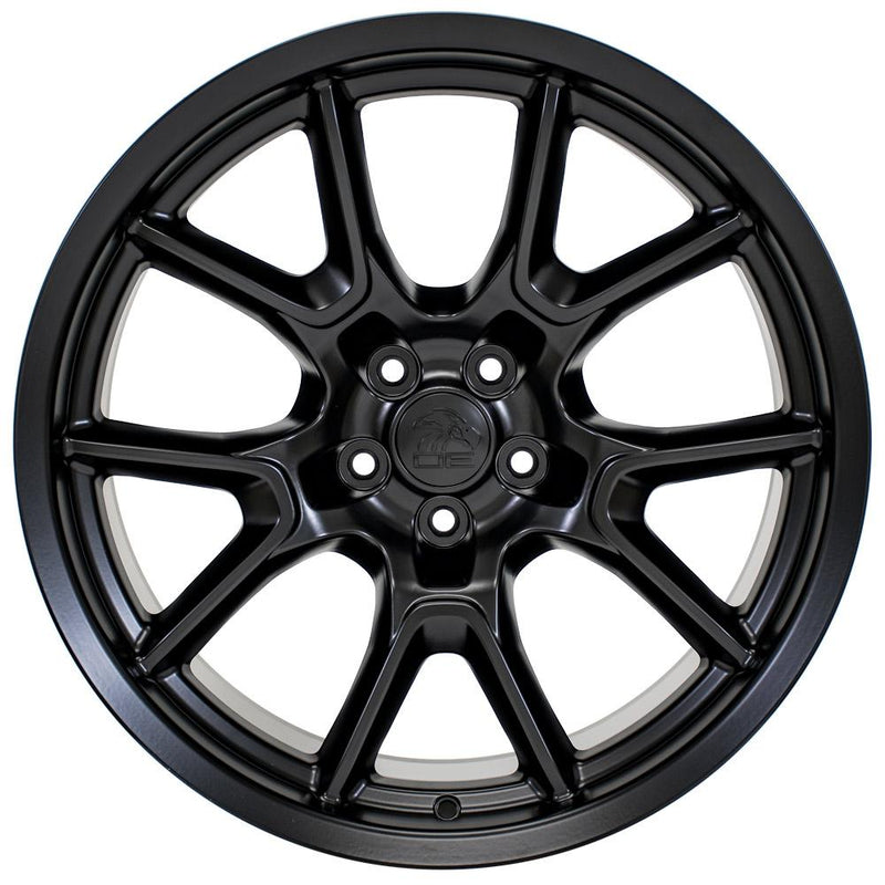 Wheel 20in Replica DG21 fits Dodge Challenger 20x10 Satin Black