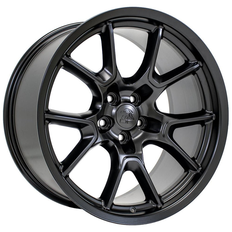 Wheel 20in Replica DG21 fits Dodge Challenger 20x10 Satin Black