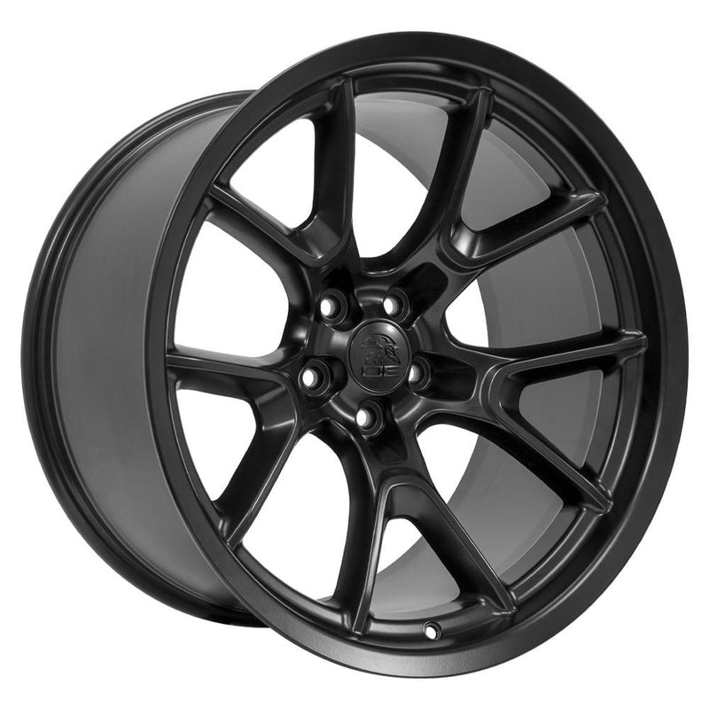 Wheel 20in Replica DG21 fits Dodge Challenger 20x11 Satin Black