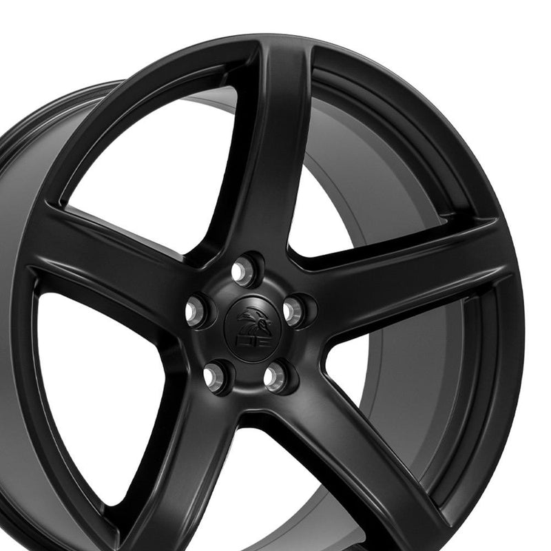 Wheel 20in Replica DG22 fits Dodge Challenger 20x9.5 Satin Black