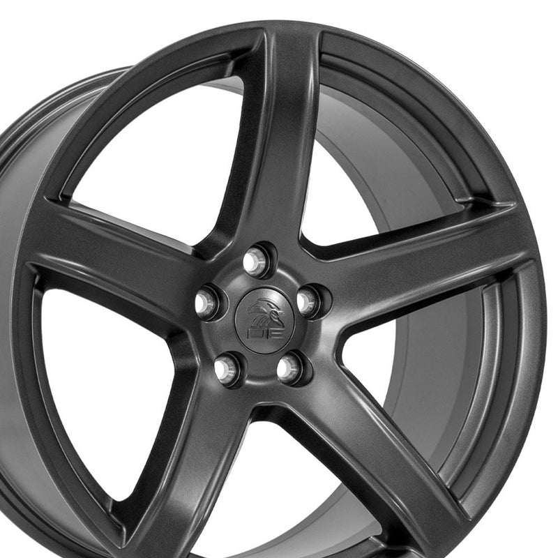 Wheel 20in Replica DG22 fits Dodge Challenger 20x9.5 Satin Gunmetal