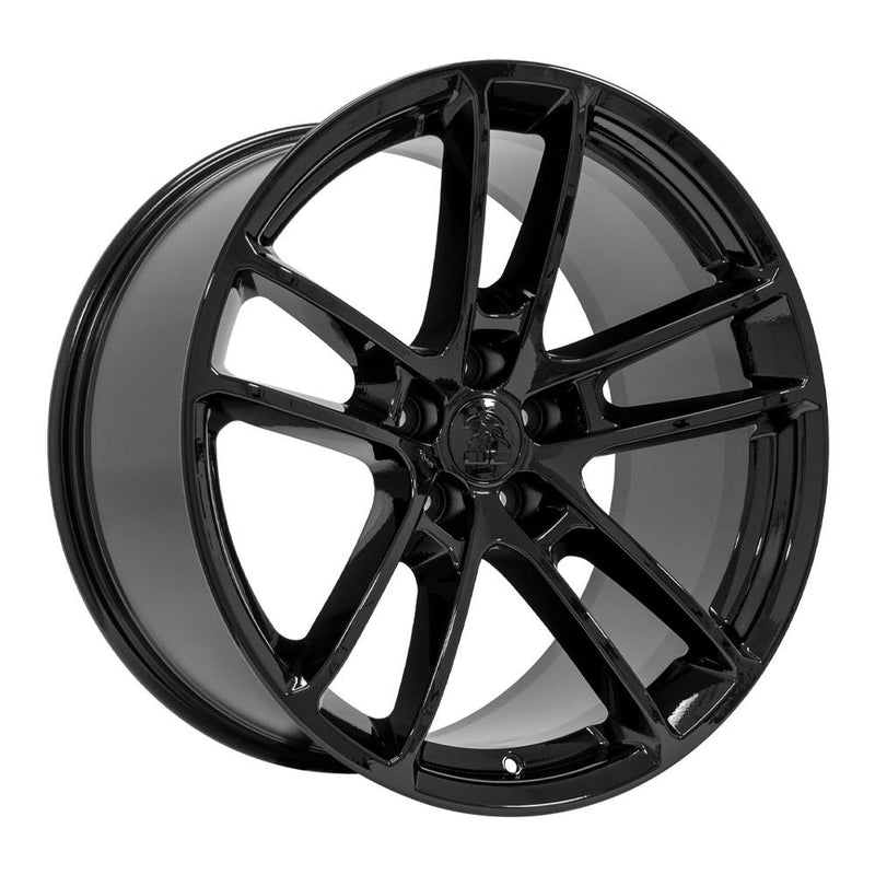 Wheel 20in Replica DG23 fits Dodge Challenger 20x10 Gloss Black