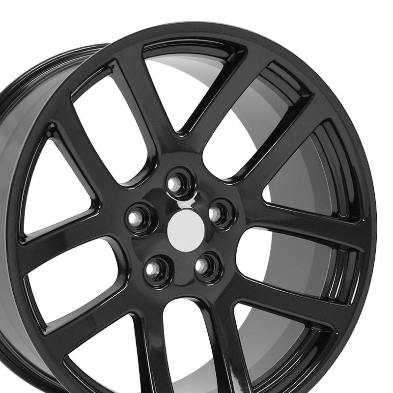 Wheel 22in Replica DG51 fits Dodge RAM 22x10 Black