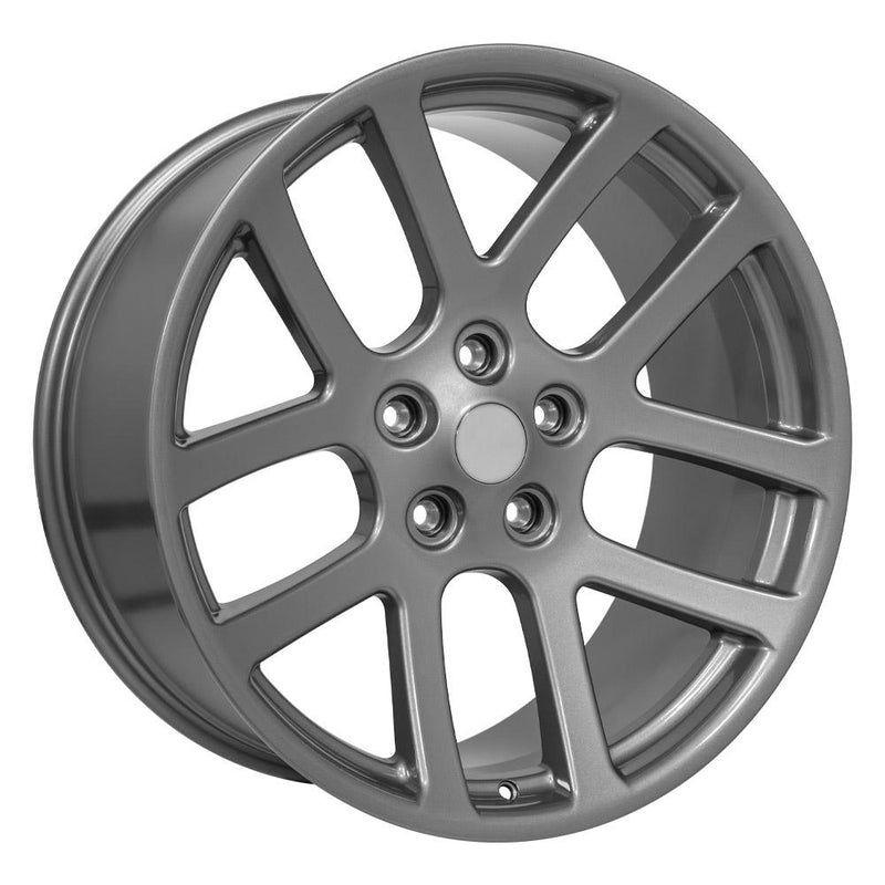 Wheel 22in Replica DG51 fits Dodge RAM 22x10 Gunmetal