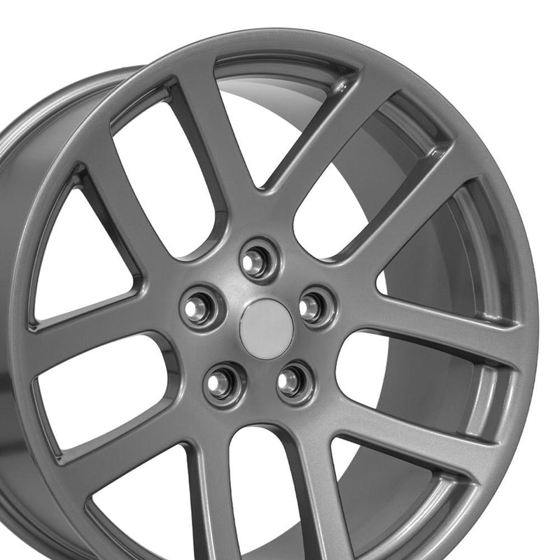 Wheel 22in Replica DG51 fits Dodge RAM 22x10 Gunmetal