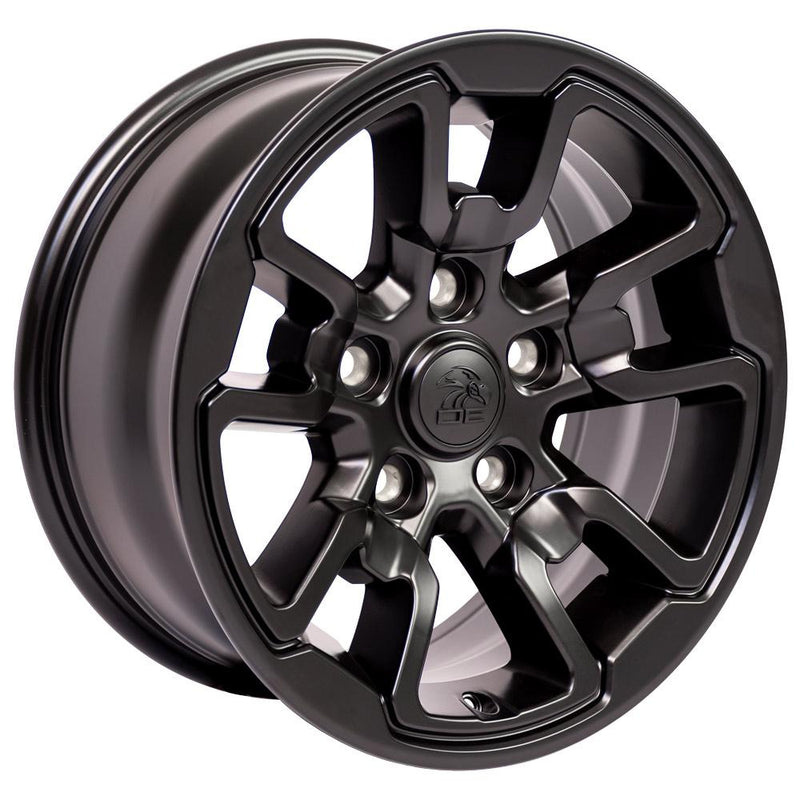 Wheel 17in Replica DG55 fits Dodge RAM Rebel 17x8 Black