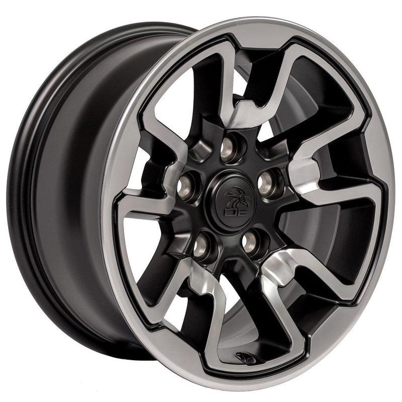Wheel 17in Replica DG55 fits Dodge RAM Rebel 17x8 Polished w/Satin