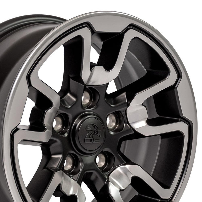 Wheel 17in Replica DG55 fits Dodge RAM Rebel 17x8 Polished w/Satin