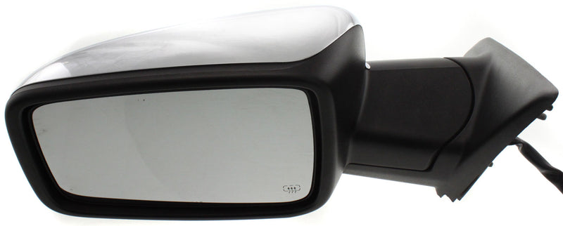 Driver Side Mirror, Non-Towing, Power, Manual Folding, Heated, Chrome, In-housing Signal Light, With memory, With Puddle Light, Without Auto-Dimming, Without Blind Spot Feature | CH1320292