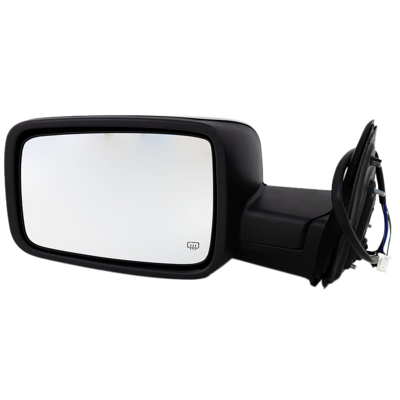 Driver Side Mirror, Power, Heated, Manual Folding, Paintable | CH1320346