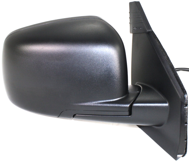 Passenger Side Mirror, Power, Manual Folding, Heated, Textured Black, W/o Signal Light, W/o memory, W/o Puddle Light, W/o Auto-Dimming, W/o Blind Spot Feature | CH1321301
