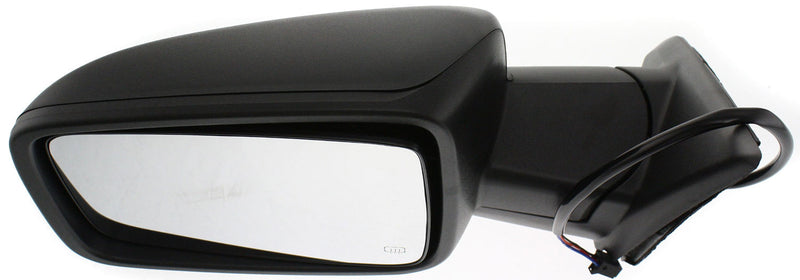 Driver Side Non-Towing Mirror, Power, Heated, Manual Folding, Textured Black, Without Signal Light, Without Memory, Without Puddle Light, Without Auto-Dimming, Without Blind Spot Feature | CH1320303