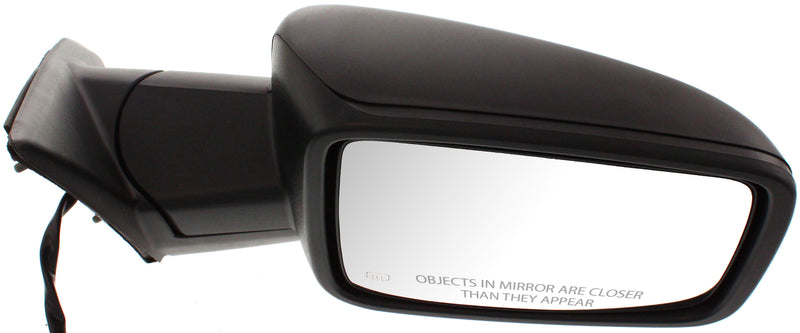 Passenger Side Mirror, Power, Heated, Manual Folding, Textured Black, In-housing Signal Light | CH1321304