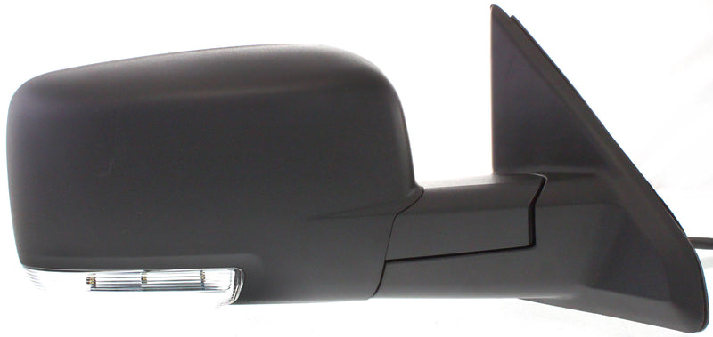 Passenger Side Mirror, Power, Heated, Manual Folding, Textured Black, In-housing Signal Light | CH1321304