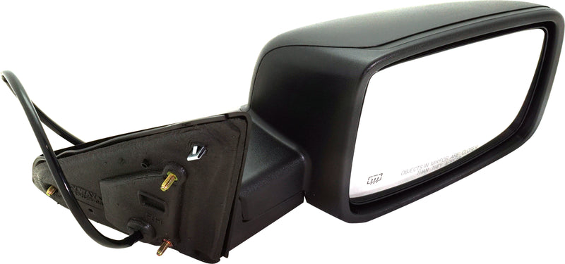 Passenger Side Mirror, Power, Heated, Manual Folding, Textured Black, In-housing Signal Light | CH1321303