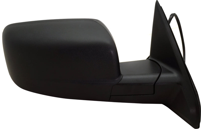 Passenger Side Mirror, Power, Heated, Manual Folding, Textured Black, In-housing Signal Light | CH1321303