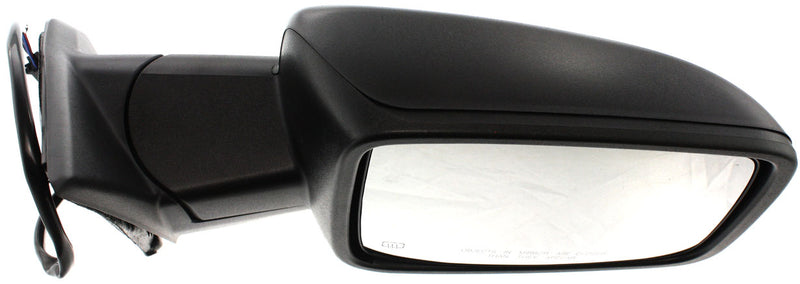 Passenger Side Mirror, Power, Heated, Manual Folding, Textured Black, In-housing Signal Light | CH1321303