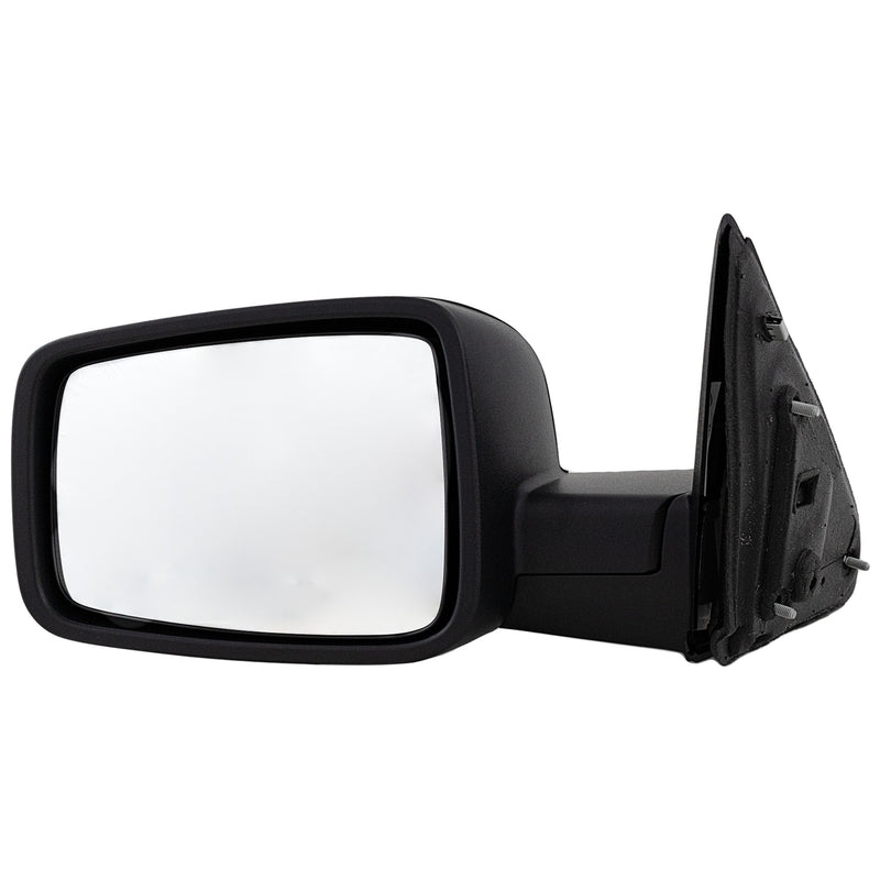 Driver Side Mirror, Manual Adjust, Non-Heated, Manual Folding, Textured Black | CH1320308