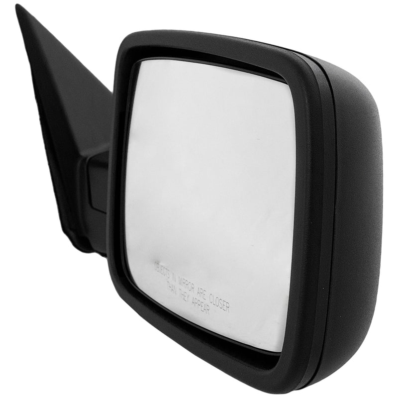 Passenger Side Mirror, Manual Adjust, Non-Heated, Manual Folding, Textured Black | CH1321308