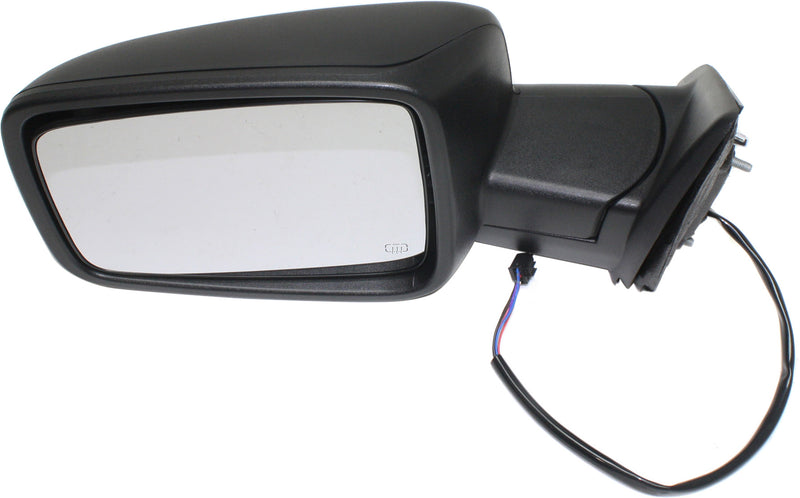 Driver Side Non-Towing Mirror, Power, Heated, Manual Folding, Textured Black, with Outside Air Temperature Sensor | CH1320354