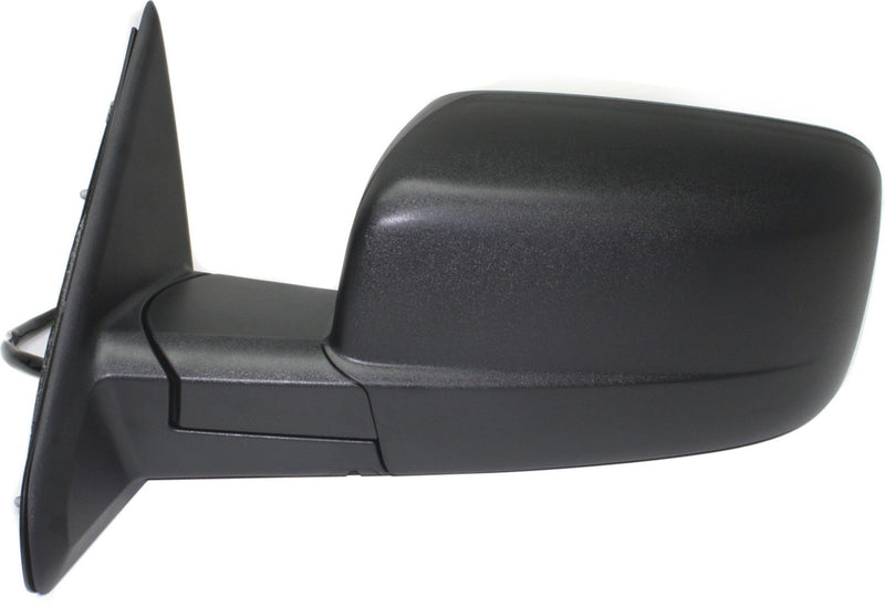 Driver Side Non-Towing Mirror, Power, Heated, Manual Folding, Textured Black, with Outside Air Temperature Sensor | CH1320354