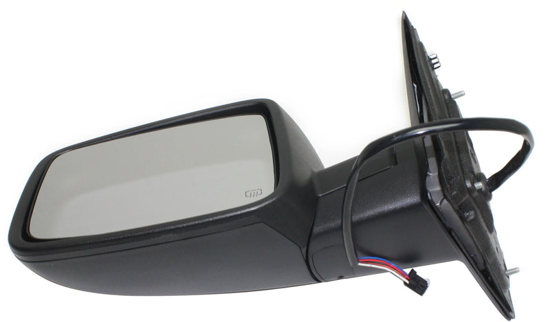 Driver Side Non-Towing Mirror, Power, Heated, Manual Folding, Textured Black, with Outside Air Temperature Sensor | CH1320354
