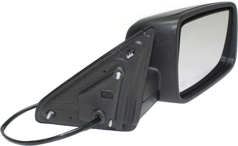 Driver and Passenger Side Non-Towing Mirrors, Power, Heated, Manual Folding, Textured Black | CH1321354