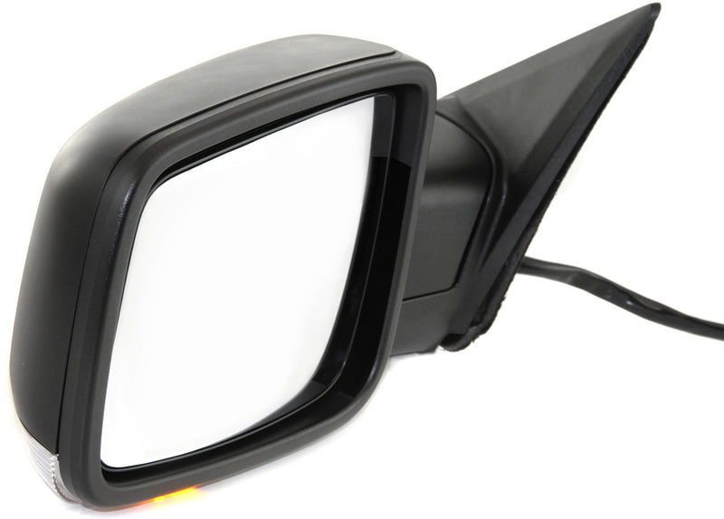 Driver Side Mirror, Non-Towing, Power, Power Folding, Heated, Textured Black, In-housing Signal Light, Without memory, With Puddle Light, Without Auto-Dimming, Without Blind Spot Feature | CH1320355