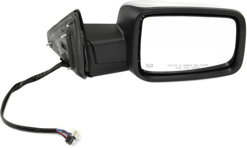 Passenger Side Mirror, Non-Towing, Power, Power Folding, Heated, Chrome, In-housing Signal Light, With memory, With Puddle Light, Without Auto-Dimming, Without Blind Spot Feature | CH1321356