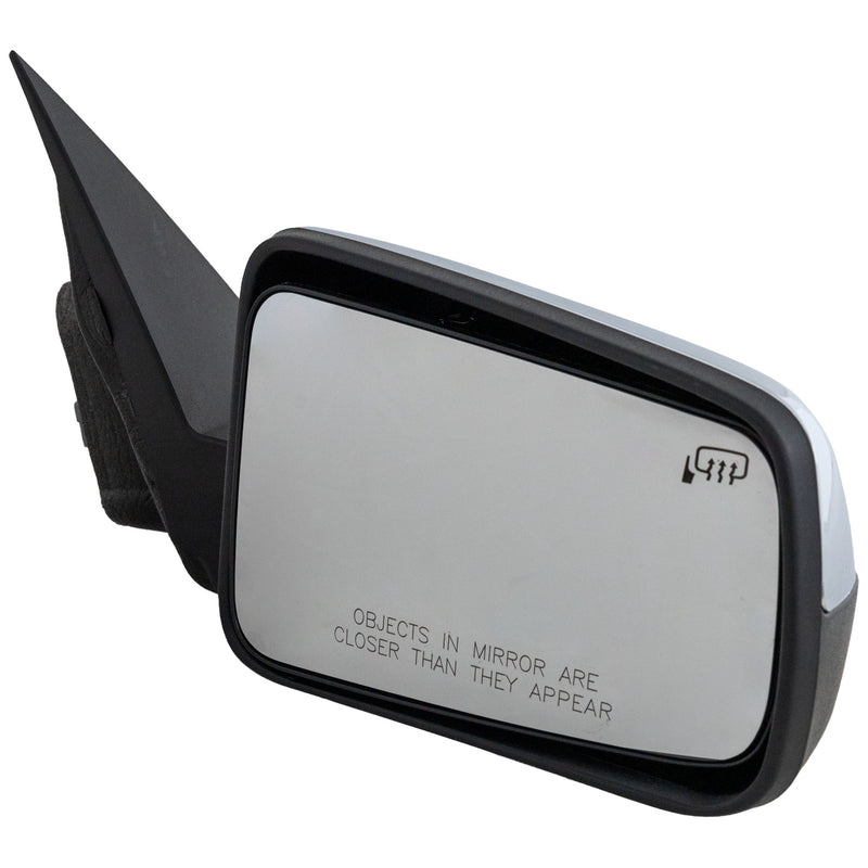 Passenger Side Mirror, Power, Non-Folding, Heated, Chrome, W/o Signal Light | FO1321319