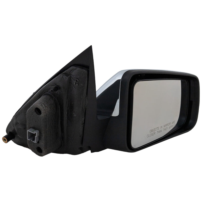 Passenger Side Mirror, Power, Non-Folding, Heated, Chrome, W/o Signal Light | FO1321319