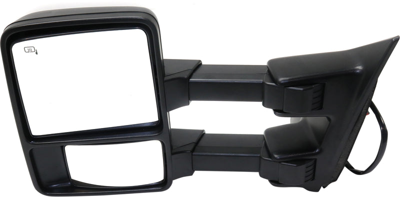 Driver Side Towing Mirror Power Heated Manual Folding Textured Black In-housing Signal Light W/o Memory W/o Puddle Light W/o Auto-Dimming With Blind Spot Glass Dual glass | FO1320342