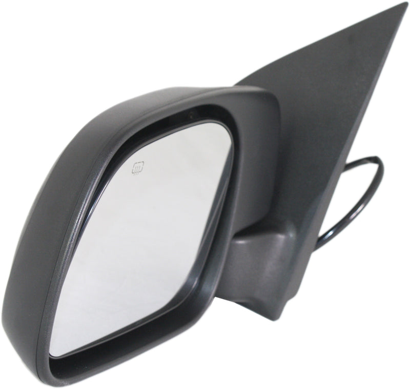 Driver Side Mirror, Non-Towing, Power, Manual Folding, Heated, Textured Black, Without Signal Light, Without memory, Without Puddle Light, Without Auto-Dimming, Without Blind Spot Feature | FO1320308