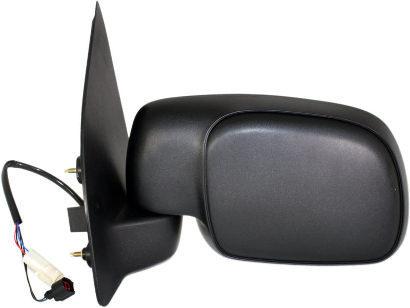 Driver Side Mirror, Non-Towing, Power, Manual Folding, Heated, Textured Black, Without Signal Light, Without memory, Without Puddle Light, Without Auto-Dimming, Without Blind Spot Feature | FO1320308